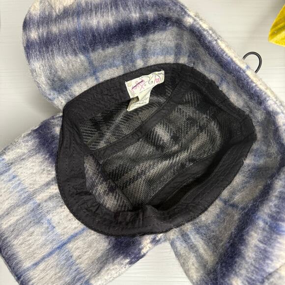 Free People hat plaid trapper hat fall winter boho cozy - Picture 9 of 12